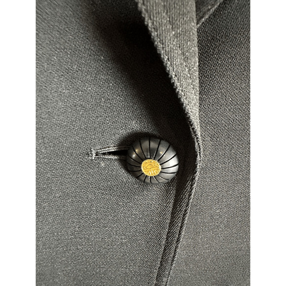 VINTAGE 90's Louis Feraud Crochet Elbow Sleeve Blazer size XS - Picture 7 of 12